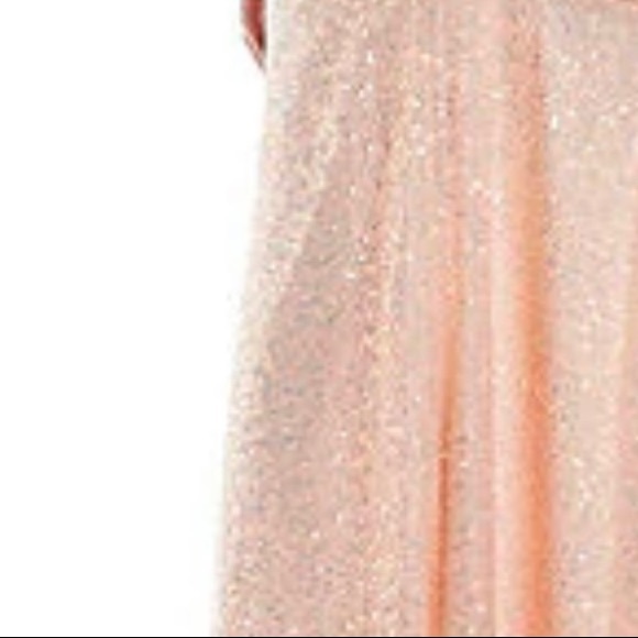 Prom Homecoming sequin long formal dress blush pink midnight doll - Picture 11 of 11